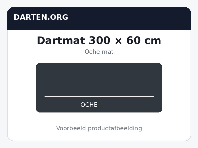 Dartmat 300 x 60 cm