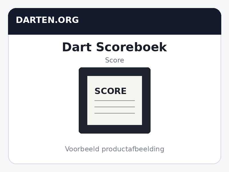 Dart Scoreboek